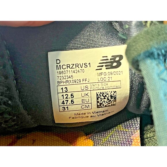 New Balance Mens Cruz MCRZRVS1 Casual Running Shoes Green Size 13 - Picture 15 of 16